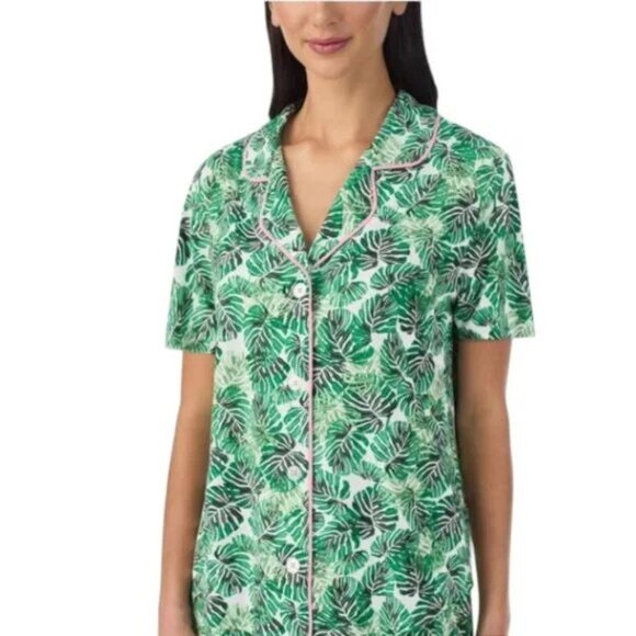 Super Soft! ROOM SERVICE Women's Notch Collar Pajama Set - Picture 4 of 6